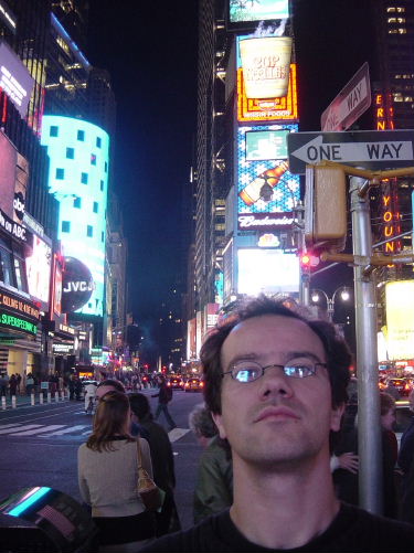 Thommy am Times Square